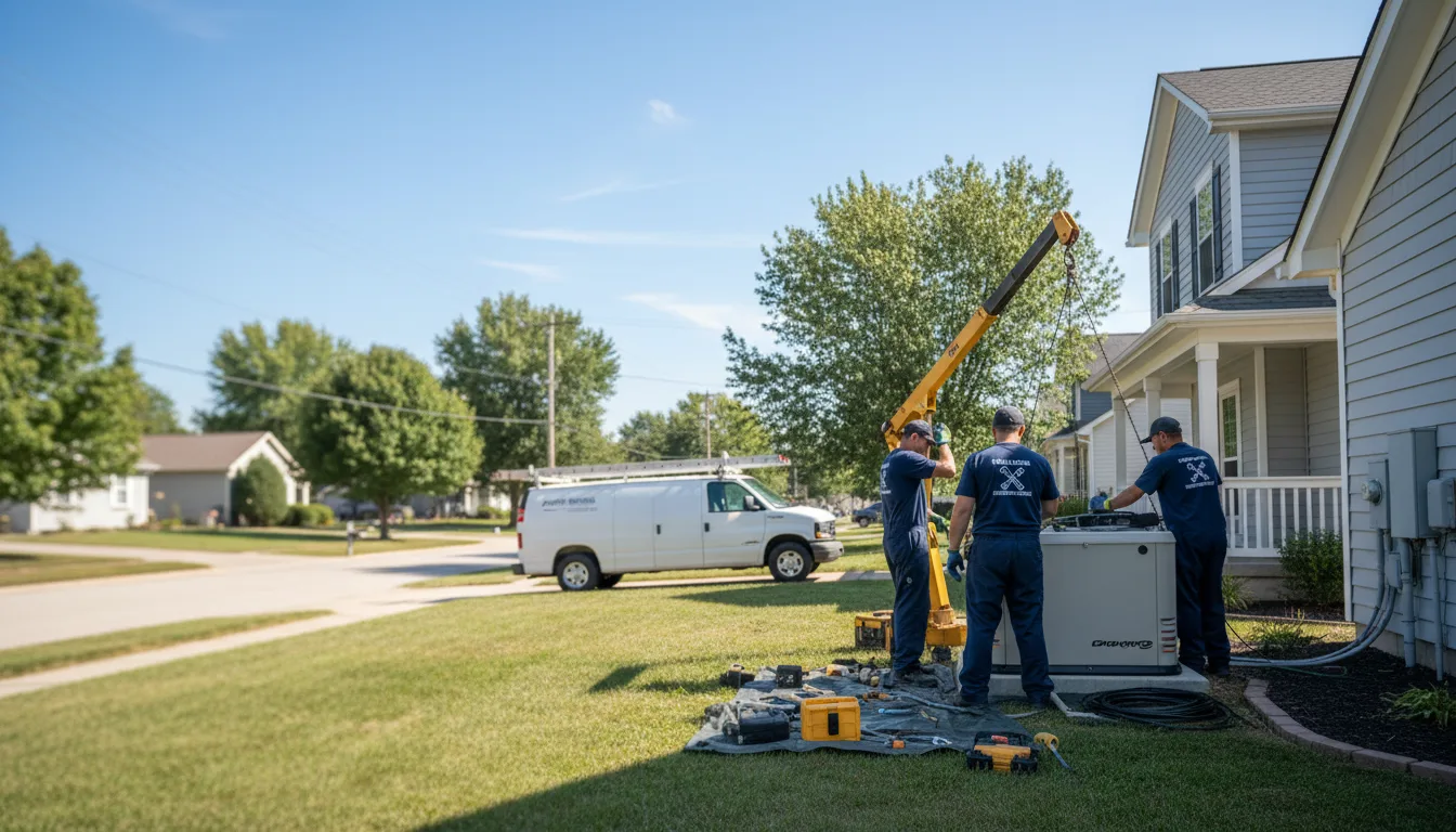 Generator Installation in Des Moines, IA near me